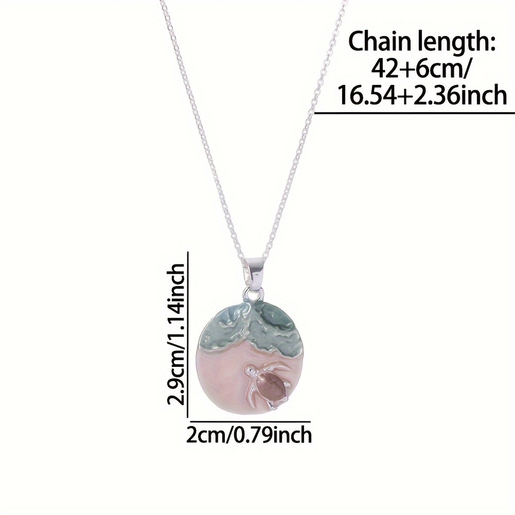 Ocean Series Turtle Pendant Necklace Nautical Theme Jewelry Set